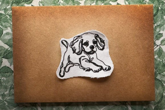 King Charles Spaniel Machine Embroidery